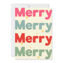 Merry Holiday Season Flat Card
