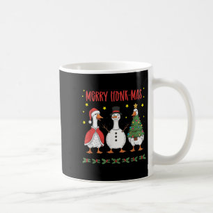 Merry Honk-mas Funny Goose Christmas Humor  Coffee Mug