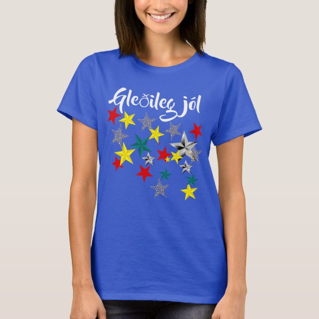 Merry Iceland Christmas Shirt (Front)