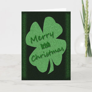 Merry Irish Christmas Holiday Card