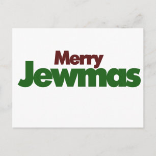 Merry Jewmas Holiday Postcard