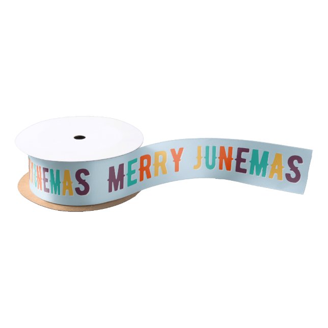 Merry Junemas Satin Ribbon (Spool)