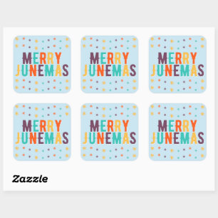 Merry Junemas Square Sticker