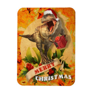 Merry Jurassic Christmas (I) Magnet
