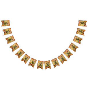 Merry Jurassic Christmas (II) Bunting