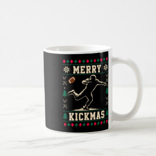 Merry Kickmas Funny Christmas Karate Martial Santa Coffee Mug