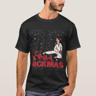 Merry Kickmas Karate Christmas Gifts T-Shirt