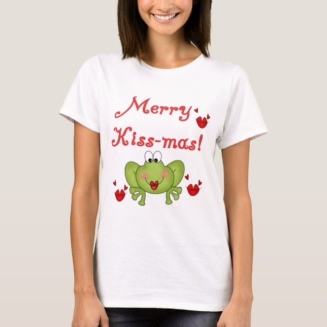 Merry Kiss-Mas Tshirts and Gifts (Front)