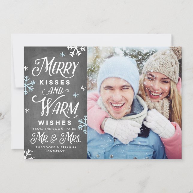 Merry Kisses and Warm Wishes Mr. Mrs. Holiday (Front)