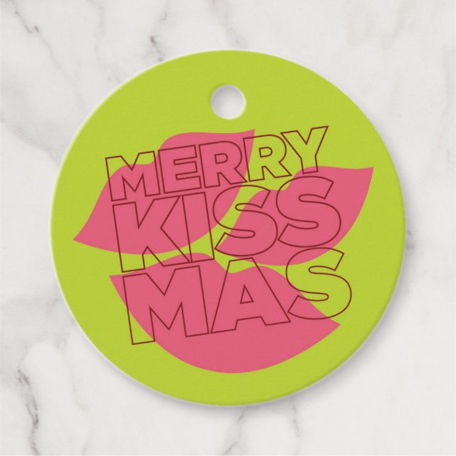 Merry Kissmas Gift Tag (Front)