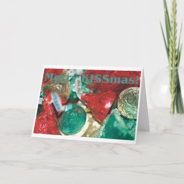Merry Kissmas Holiday Card (Front)