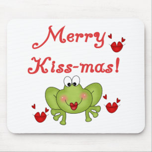 Merry Kissmas Mouse Mat