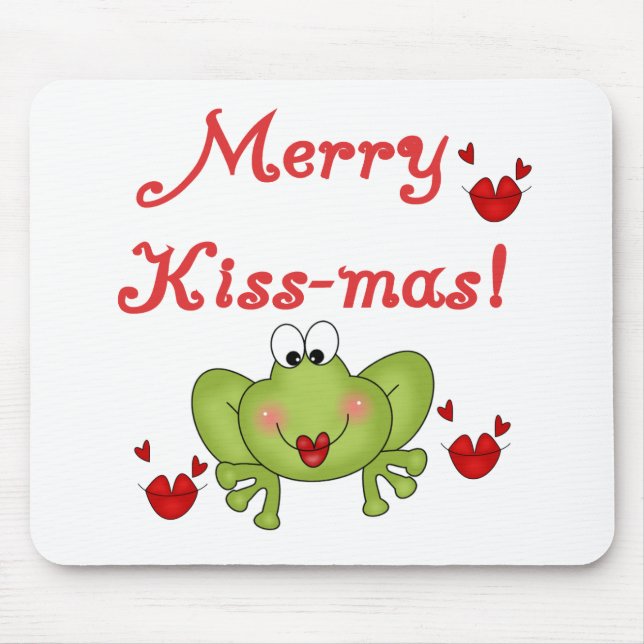 Merry Kissmas Mouse Mat (Front)