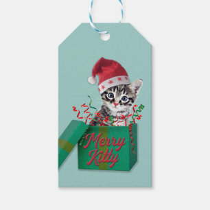 Merry Kitty, Merry Christmas Gift Tags