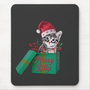 Merry Kitty, Merry Christmas Mouse Mat