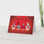 Merry Knitmas card<br><div class="desc">Merry Knitmas! And A Crafty New Year. Great card for a knitter/crafter.</div>