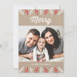 Merry Kraft Holiday Photo Card