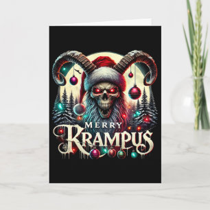 Merry Krampus Christmas Krampus Is Coming To Town Card