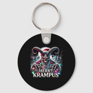 Merry Krampus Christmas Krampus Is Coming To Town Key Ring
