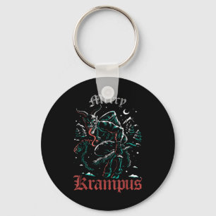Merry Krampus Christmas Xmas Horror Ugly Evil Paja Key Ring