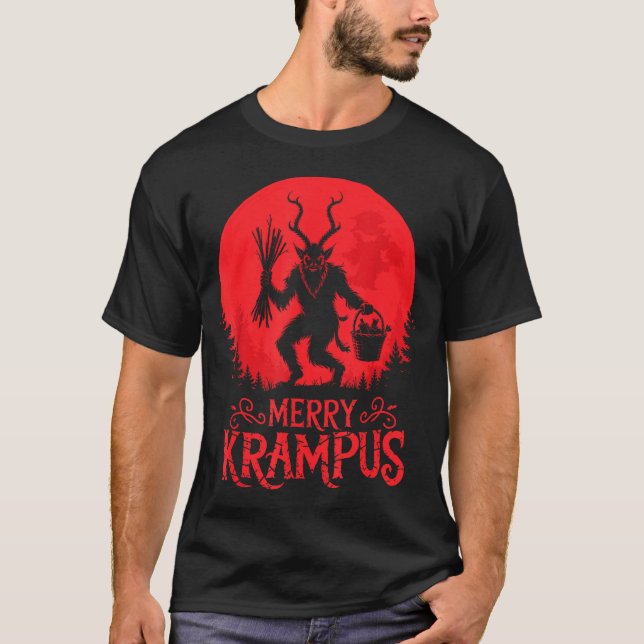 Merry Krampus Christmas Xmas Horror Ugly Sweater E (Front)