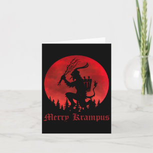 Merry Krampus Christmas Xmas Horror Ugly Sweater E Card