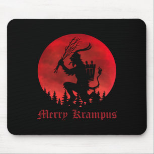 Merry Krampus Christmas Xmas Horror Ugly Sweater E Mouse Mat