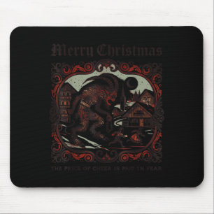 Merry Krampus Christmas Xmas Horror Ugly Sweater E Mouse Mat