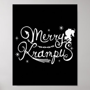 Merry Krampus German Folklore Christmas For Krampu Poster