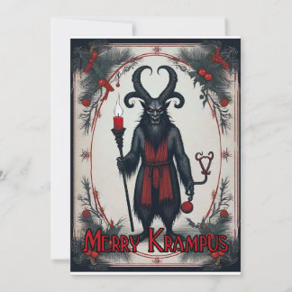 Merry Krampus Holiday Card