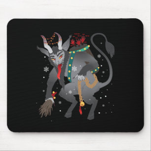 Merry Krampus Horror Christmas Evil Pajama Evil Pa Mouse Mat