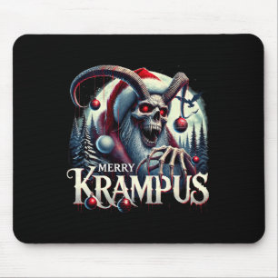 Merry Krampus Krampus Is Coming To Town Horror Chr Mouse Mat
