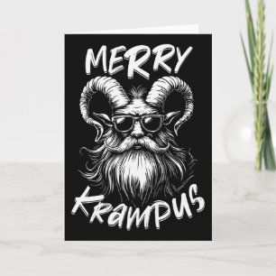 Merry Krampus Mythical Kids Mens Christmas Horror Card