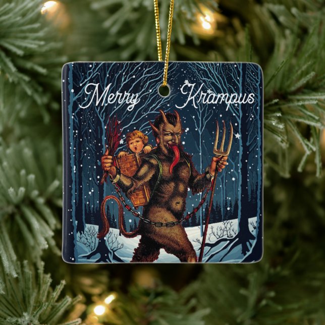 Merry Krampus Ornament (Tree)