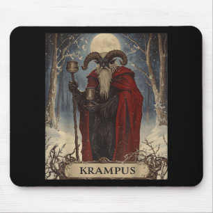 Merry Krampus Pajama Funny Christmas Horror Ugly S Mouse Mat