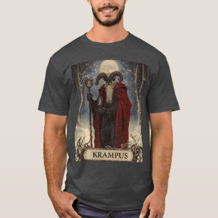 Merry Krampus Pajama Funny Christmas Horror Ugly S T-Shirt