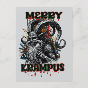 Merry Krampus Postcard