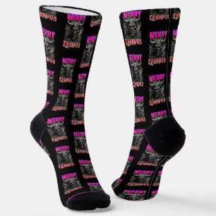 Merry Krampus Socks