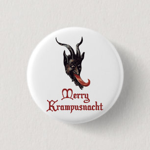 Merry Krampusnacht 3 Cm Round Badge