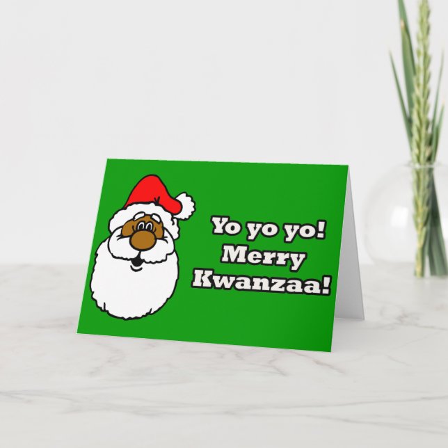 Merry Kwanzaa! Holiday Card (Front)