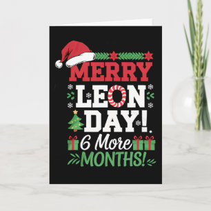 Merry Leon Day Noel Ckwards Funny Christmas Countd Card
