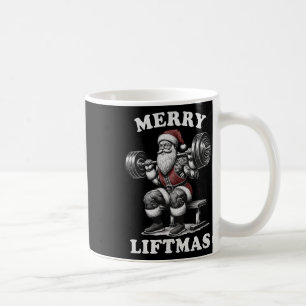 Merry Liftmas – Christmas Santa Claus Weightliftti Coffee Mug