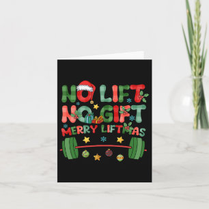 Merry Liftmas No Lift No Christmas Presents Gym Wo Card