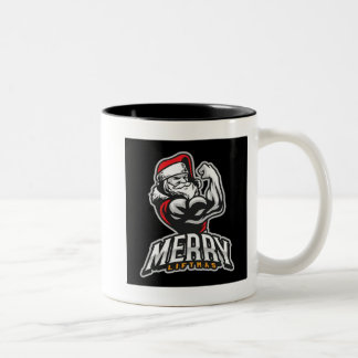 Merry Liftmas Santa mug
