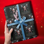 Merry Liftmas Ugly Christmas Gym Workout Wrapping Paper<br><div class="desc">Funny Merry Liftmas Ugly Christmas Gym Workout gift, </div>