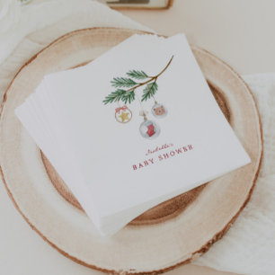 Merry Little Baby Shower Napkin