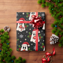 Merry Little Boo Christmas Wrapping Paper