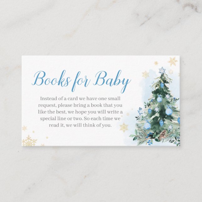 Merry Little Bundle of Joy Books for Baby Enclosure Card (Front)
