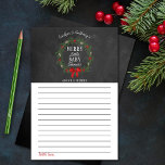 Merry Little Christmas Baby Shower Advice & Wishes<br><div class="desc">These advice cards are perfect for anyone having a baby shower this Christmas time. Simply include these advice cards when you send out your matching invitations, your guests can then fill out the sheet with any advice or wishes they have for mum & baby. These sheets will be a lovely...</div>