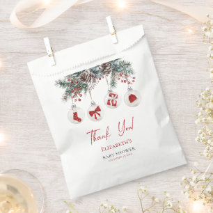 Merry Little Christmas Baby Shower Favour Bags